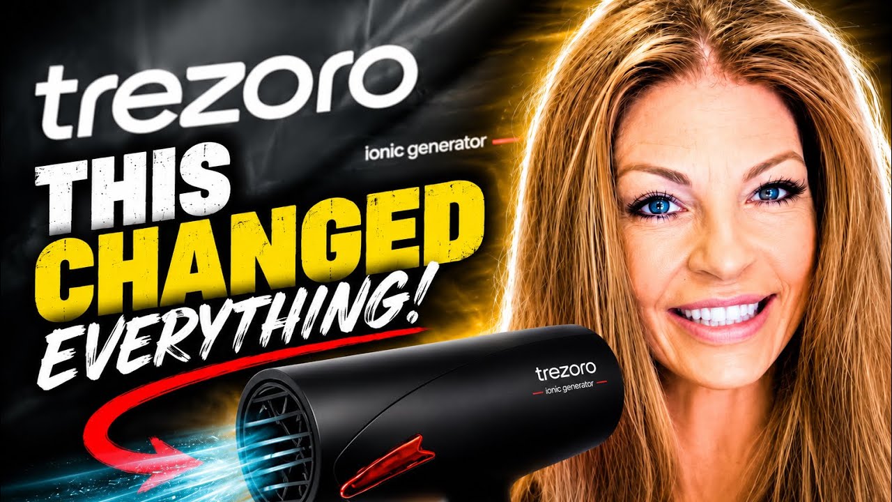Trezoro Ionic Hair Dryer TREZORO Professional Hair Dryer, Ionic Ceramic Tourmaline  main image 3