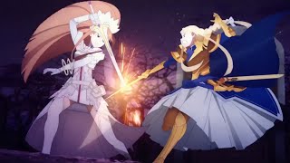 Asuna Fights Alice For Kirito