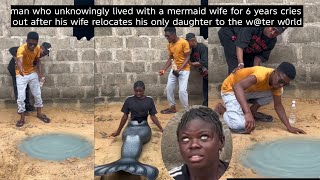 Download lagu Man under the sp£ll of a m£rmaid wife cries out after she took their only daughter into water w0rld 