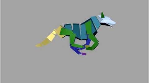 3ds Max Biped and Quadruped Animations : Wolf Run