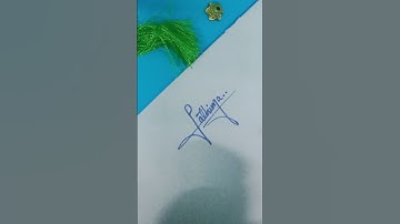 Fatima name calligraphy #shorts #signaturestyle ❤️❤️