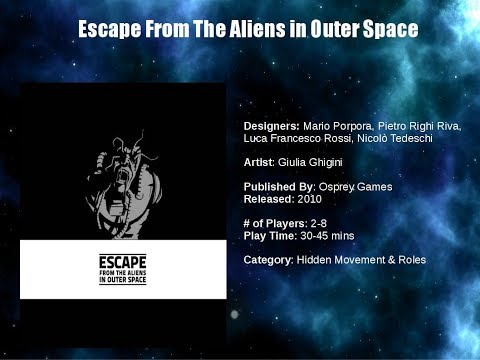 Board Game Roulette - Escape From the Aliens in Outer Space
