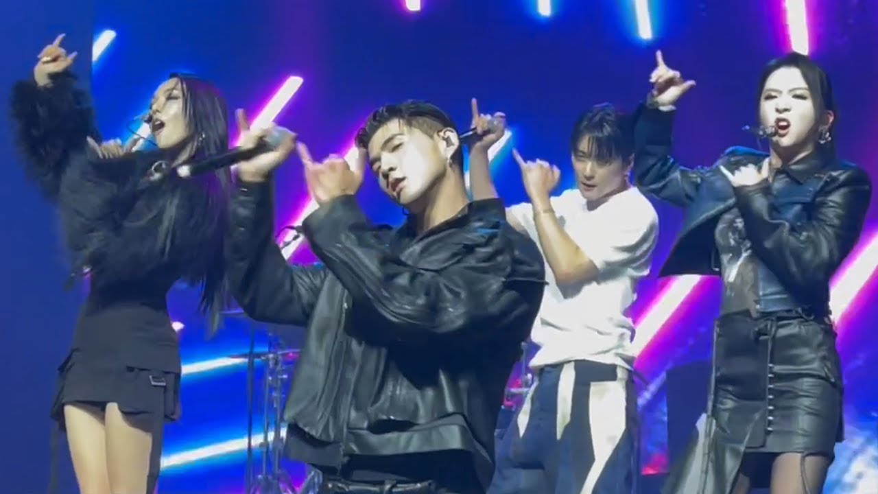 231110 KARD - ‘RED MOON’ Live @ K WAVE in Auckland, New Zealand [Front Row Fancam]