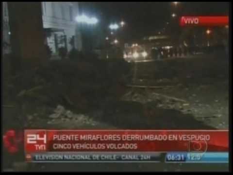Plantão 2: Terremoto no Chile - Globo (27/02/2010)