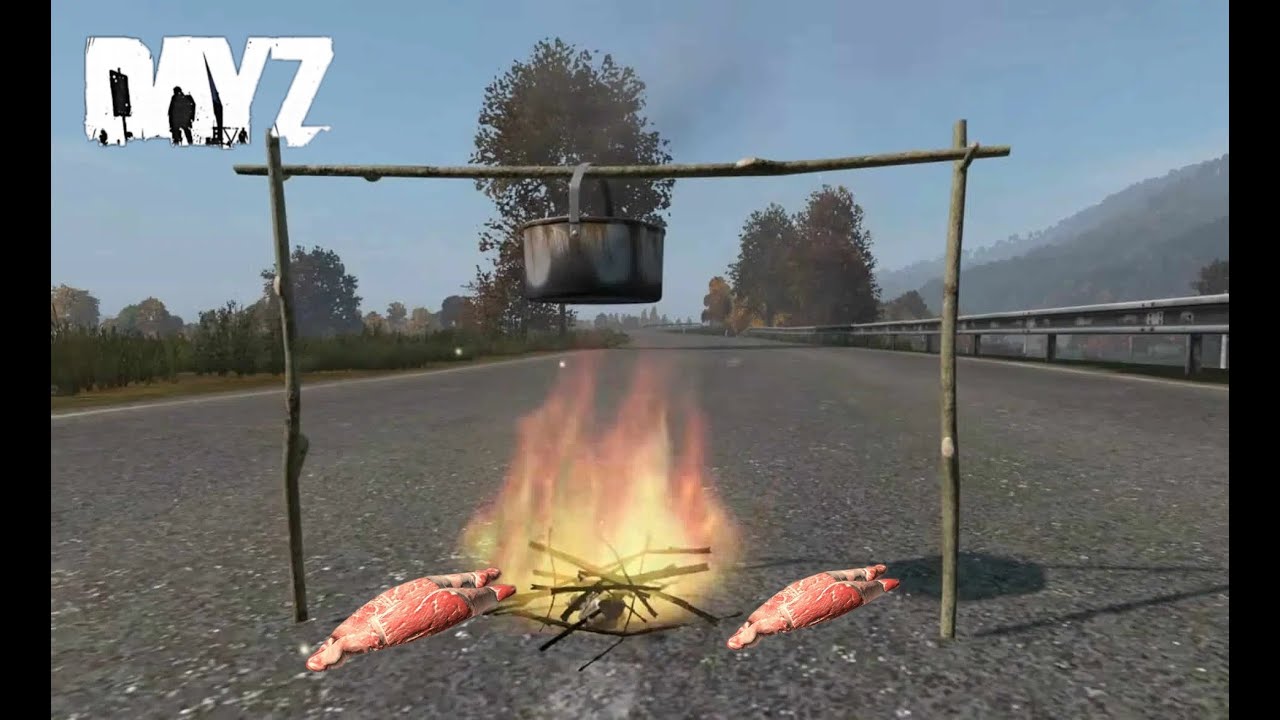 DayZ - Making Cooking Pot Stand 🍳 With Pal