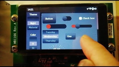 STM32F769 Discovery GUI with LVGL