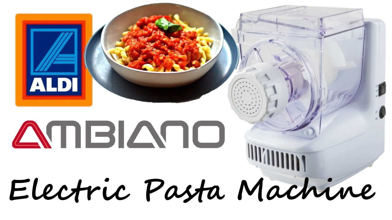 Aldi Specialbuys - Ambiano Electric Pasta Machine - Pasta la vista, baby! 