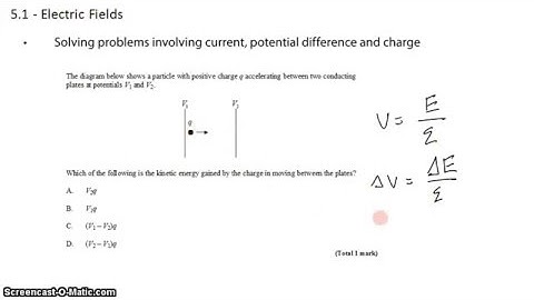 5-1   Potential Difference and Energy Transfer