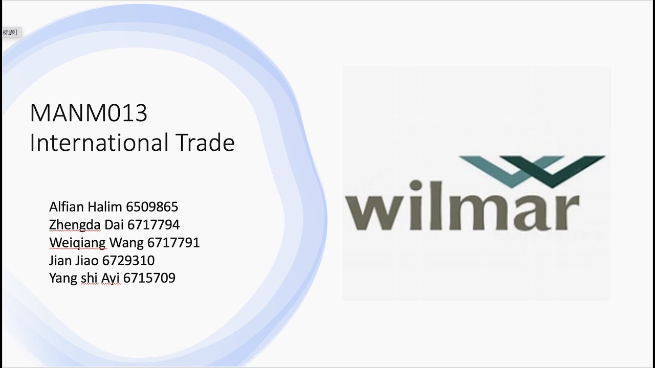 Wilmar International     International trade MANM03