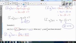 Unit 7 - LT 1 Function Operations and Composition with # input