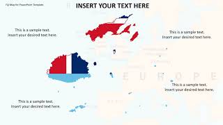 Fiji Map For Powerpoint Template