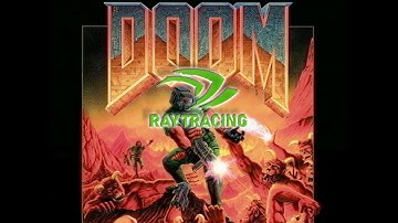 Original Doom (1993) - Raytracing Showcase - The Ultimate Doom complete Episode 1 - PrBoom+