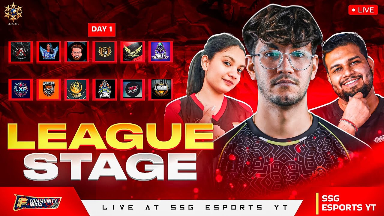 BATTLE OF INDIA | LEAGUE STAGE   DAY -1 FT.  S8ULXELITE , JG ETC PRESENTED BY - SSG ESPORTS 🇮🇳