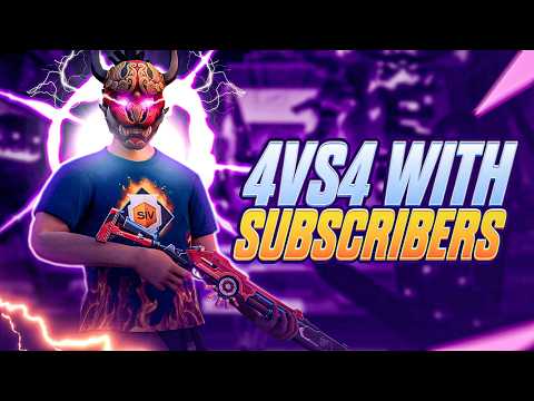 4 VS 4 SQUAD NI DEFEAT CHEYAGALARA 🔥 || TELUGU FREEFIRE LIVE || #otluckyff #freefire