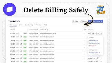 Hoe verwijder ik een factuur in Stripe (transactie gewist)
