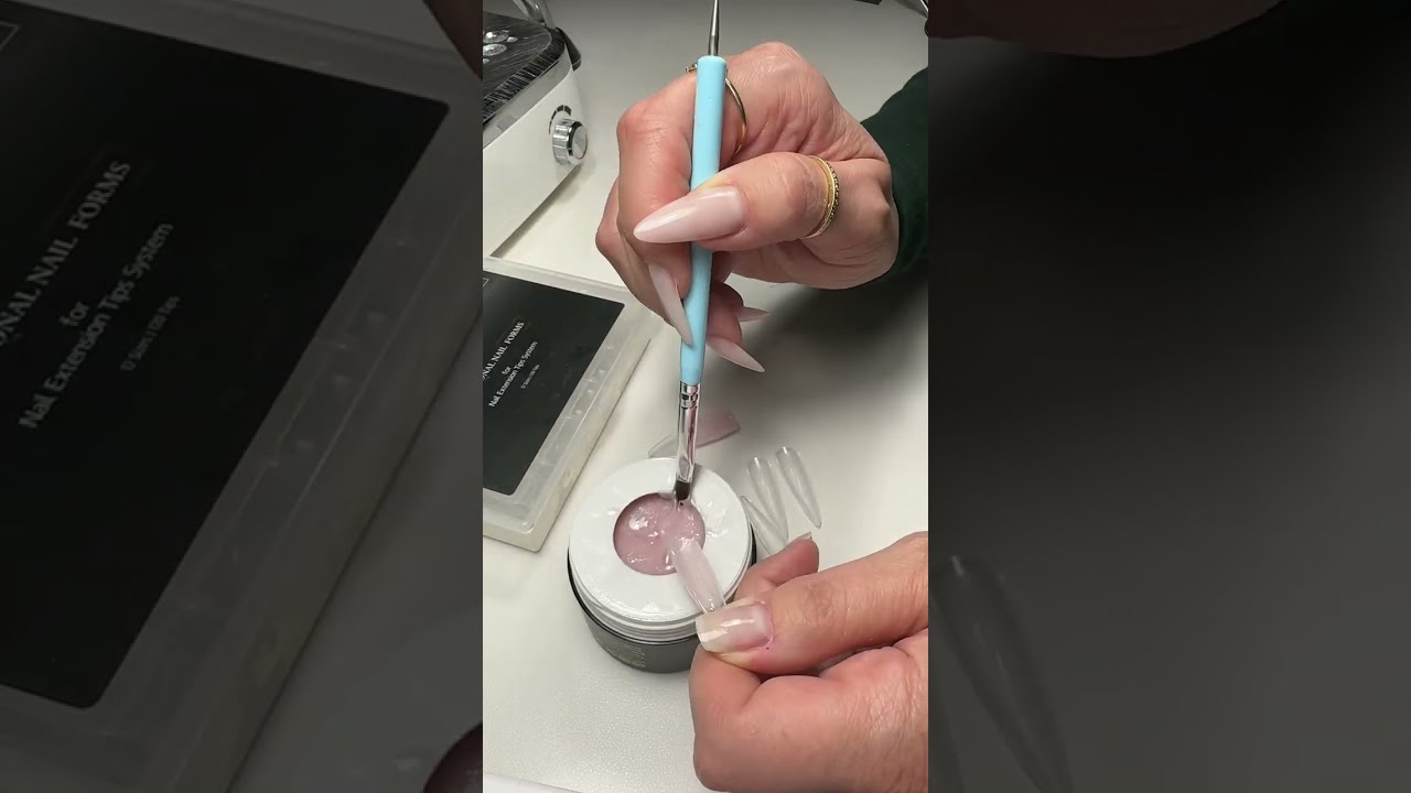 Dual form nail extensions