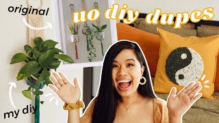 URBAN OUTFITTERS DIY HOME DECOR *DUPES FOR LESS* | NEW Tufted Punch Needle Pillow!