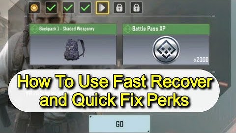 How To Use Fast Recover and Quick Fix Perks|Call of duty mobile|Pro Gamer Mr RDR