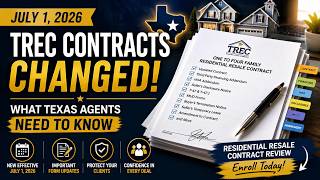 TREC 2026 Updates - Residential Resale Contract Review