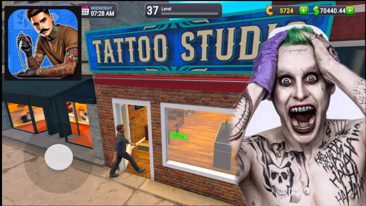 TAttoo studio simulator in GAMEPLAY MOBILE GAME