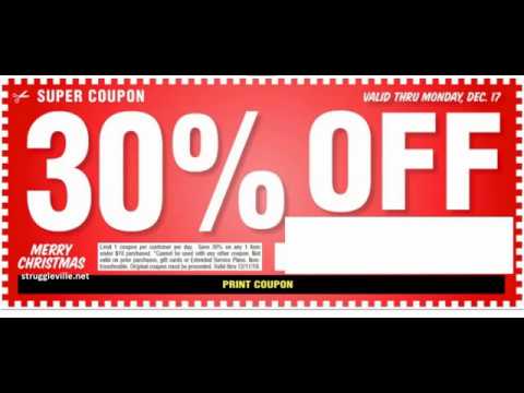 Harbor Freight 30% Off Single Item Coupon!