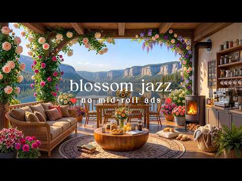 🌸 Summer Blossom Jazz (NO MID-ROLL ADS) – Soft Piano Music for Blooming Sunny Days