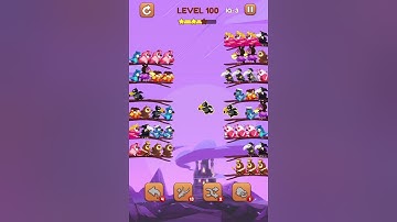 Bird Sort 2_Level 100 Solution, No Added Branches, No Help