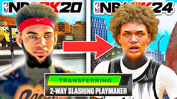 This NBA2K20 2-Way Slashing Playmaker Build is BACK IN NBA2K24…