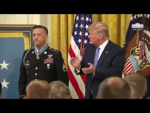 white house has fallen President Trump Presents the Medal of Honor