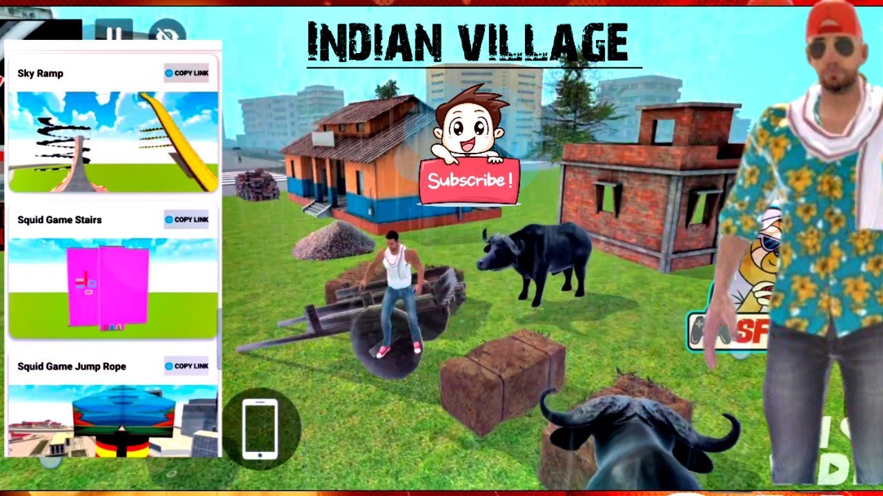 New  Update  Indian village | GTA Indian Theft 💥 Aura Simulator game 🎮 | susantFunX   