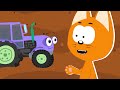 Kot y 10 tractores infantiles  canciones para nios  el gatito kot