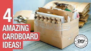 4 Great Ideas That No One Will Believe Are Made of Cardboard!  | DIY