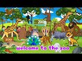 Safari, Zoo Animal Sounds Song for Kids | Fun Nursery Rhyme & Wild Animal Song | Giggles and Toons