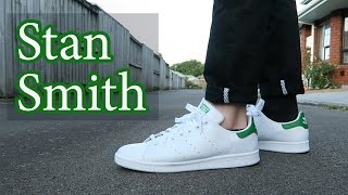 Adidas Stan Smith Close Up & On-Feet with Different Pants - YouTube