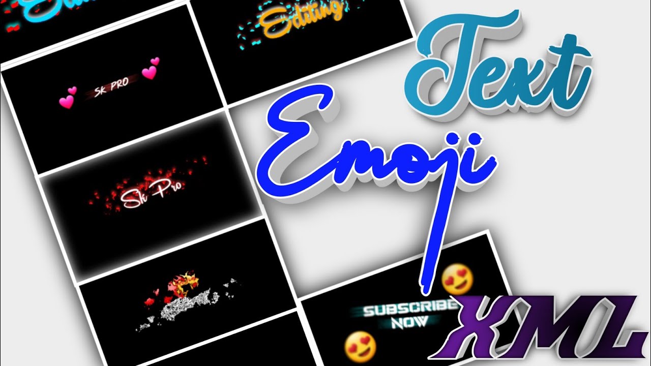 😀Top 10+🔥Alight Motion Emoji 🥰Text Animation Presets 😋 Preset