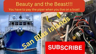 Emergency Maintenance while sailing in San Blas Islands and fun also   HD 720p