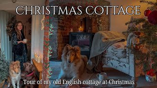 A tour of my 300 year old cottage in the English Countryside at Christmas 🎄