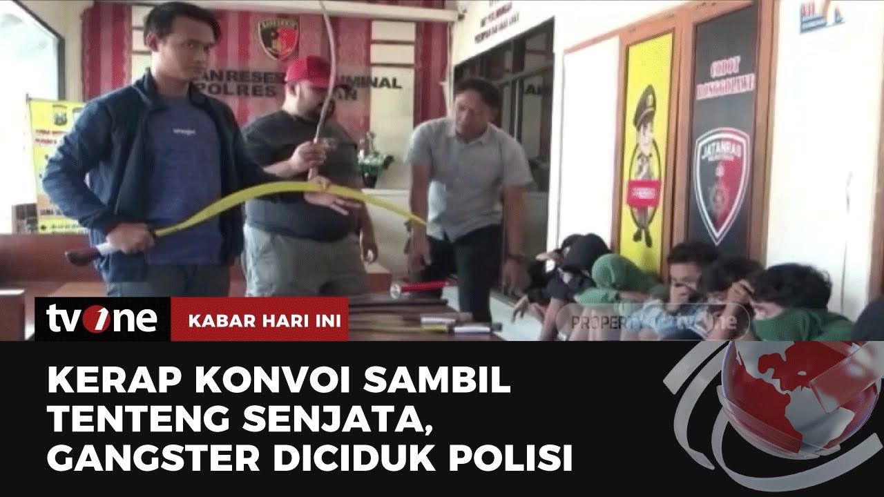 Resahkan Warga, Polres Tuban Gulung Gangster Viral Bawa Sajam | Kabar Hari Ini tvOne