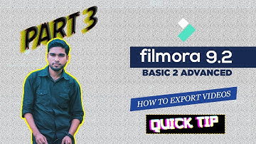QUICK TIP How To PROPERLY Export Videos in Wondershare Filmora 9.2 (2019)