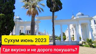 Обезьяний Питомник в Сухуме. Бюджетный Ресторан на набережной Махаджиров. Абхазия июнь 2023.