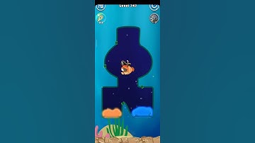 Fish Rescue - pull pin puzzle 🐠🐟- Android/iOS || Level 747 #FishRescue #Shorts