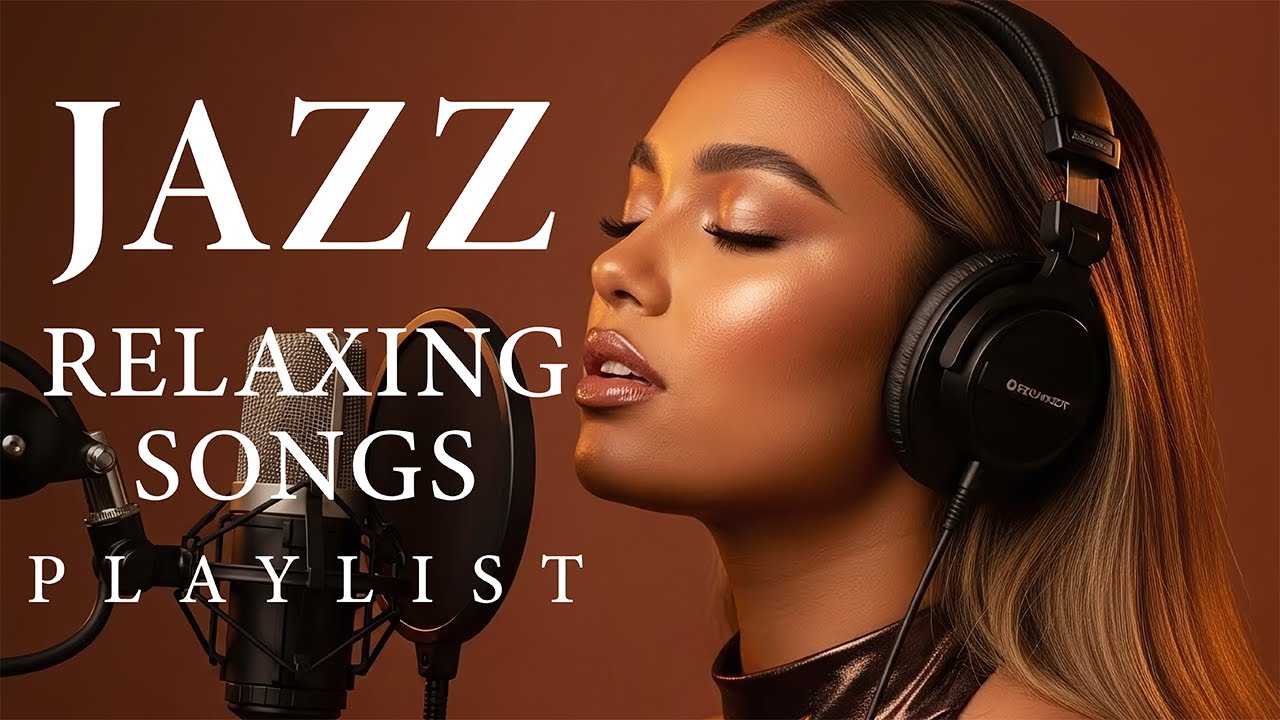 Smooth Jazz Lounge with soft female vocals   Relaxing songs with lyrics for a quiet night