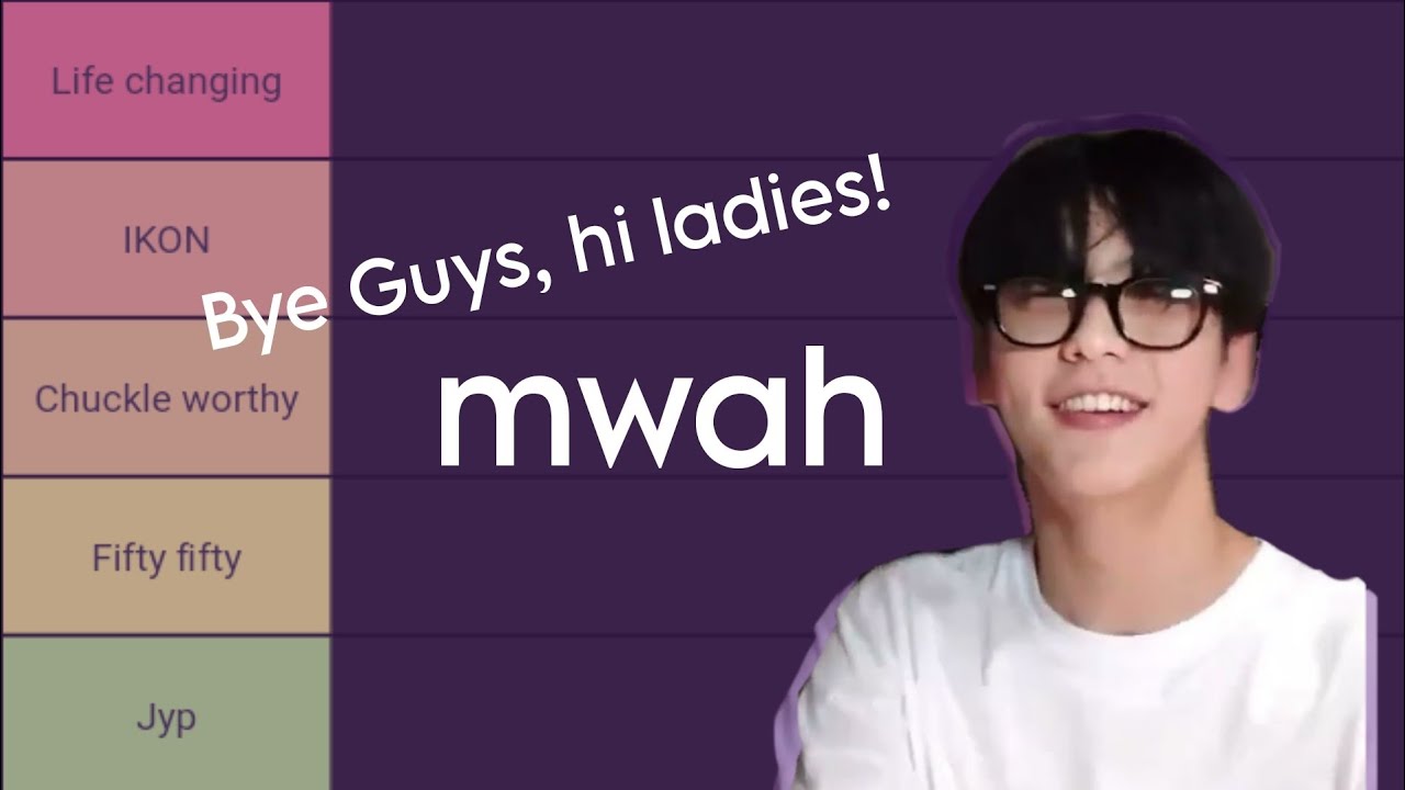 Tier ranking iconic kpop moments