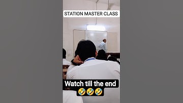 STATION MASTER  TRAINING CLASS  MASTI II RRB NTPC TRAINING II RAILWAY TRAINING II CHANDUASI TRAINING
