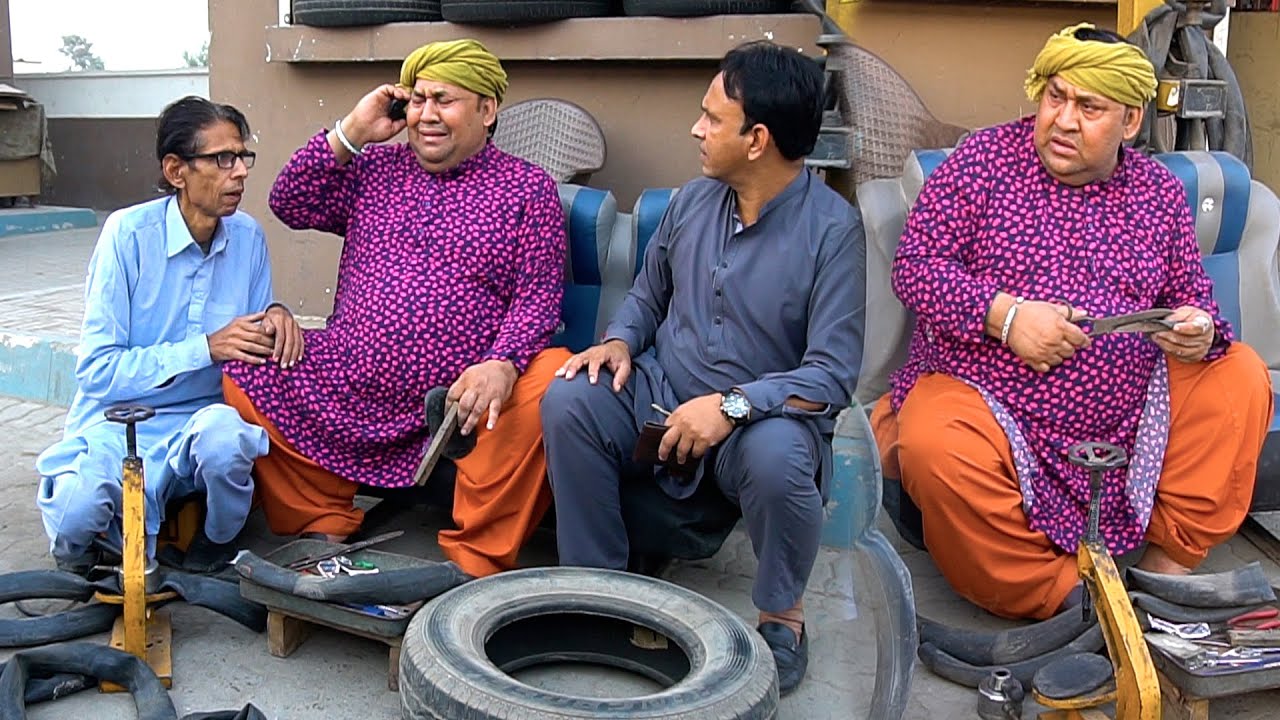 Tasleem Abbas and Soni New Comedy Show || Tyre Puncture Funny Show ||  @TasleemAbbasOfficial