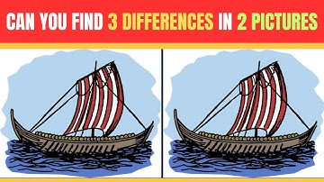 Spot The Difference: Can You Find 3 Differences | Find The Difference #18