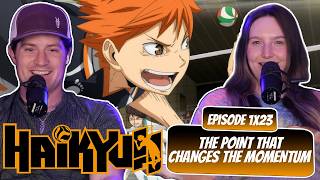 KARASUNO STRIKES BACK! | Haikyu Couple Reaction | Ep 1x23, "The Point That Changes The Momentum"
