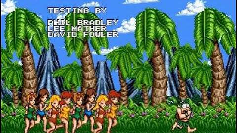 Joe & Mac Caveman Ninja Ending 1 Sega Genesis