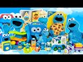 COOKIE MONSTER Toys Videos Compilation! Play-Doh Magna Tiles Building and More!