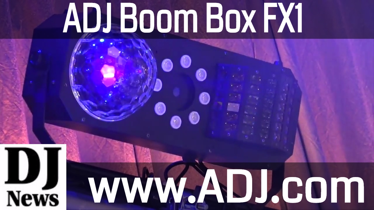 ADJ BOOM BOX FX1 All In One DJ Lighting Effect | Disc Jockey